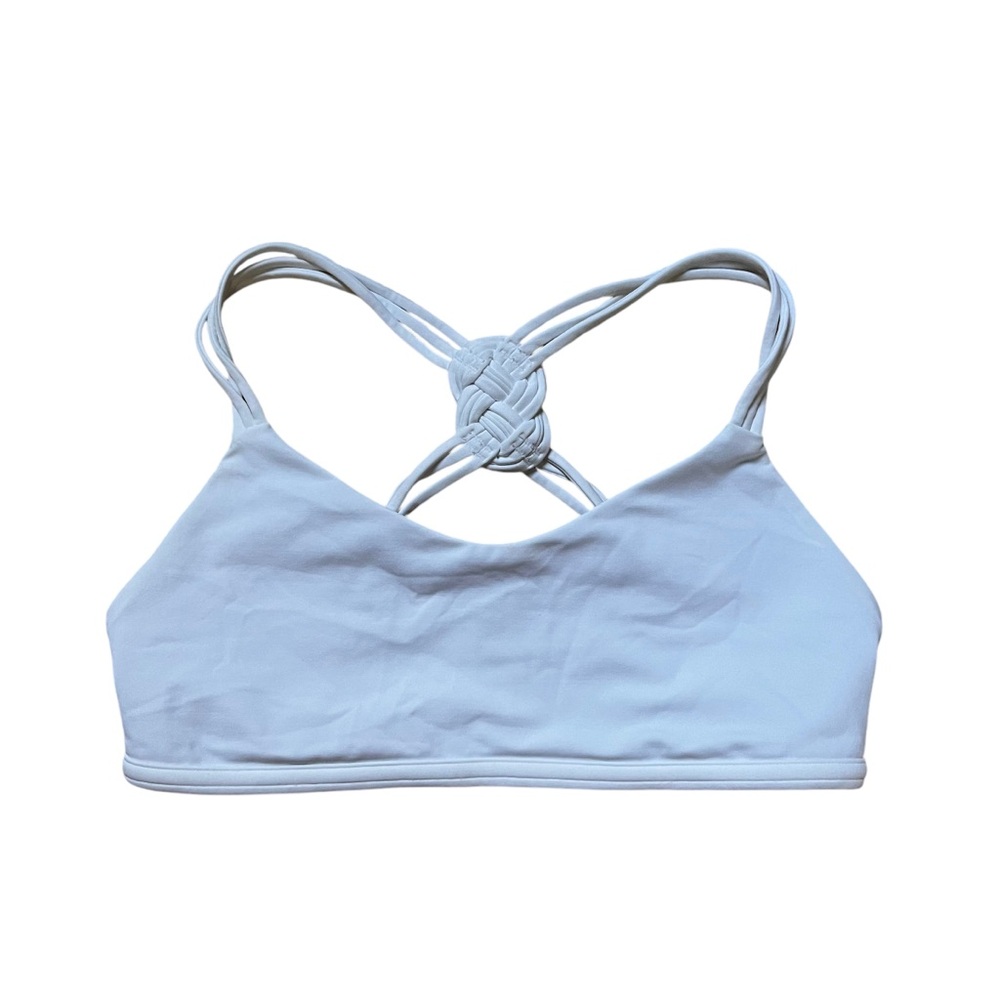 Lululemon Love Knot Sports Bra Size 6 White